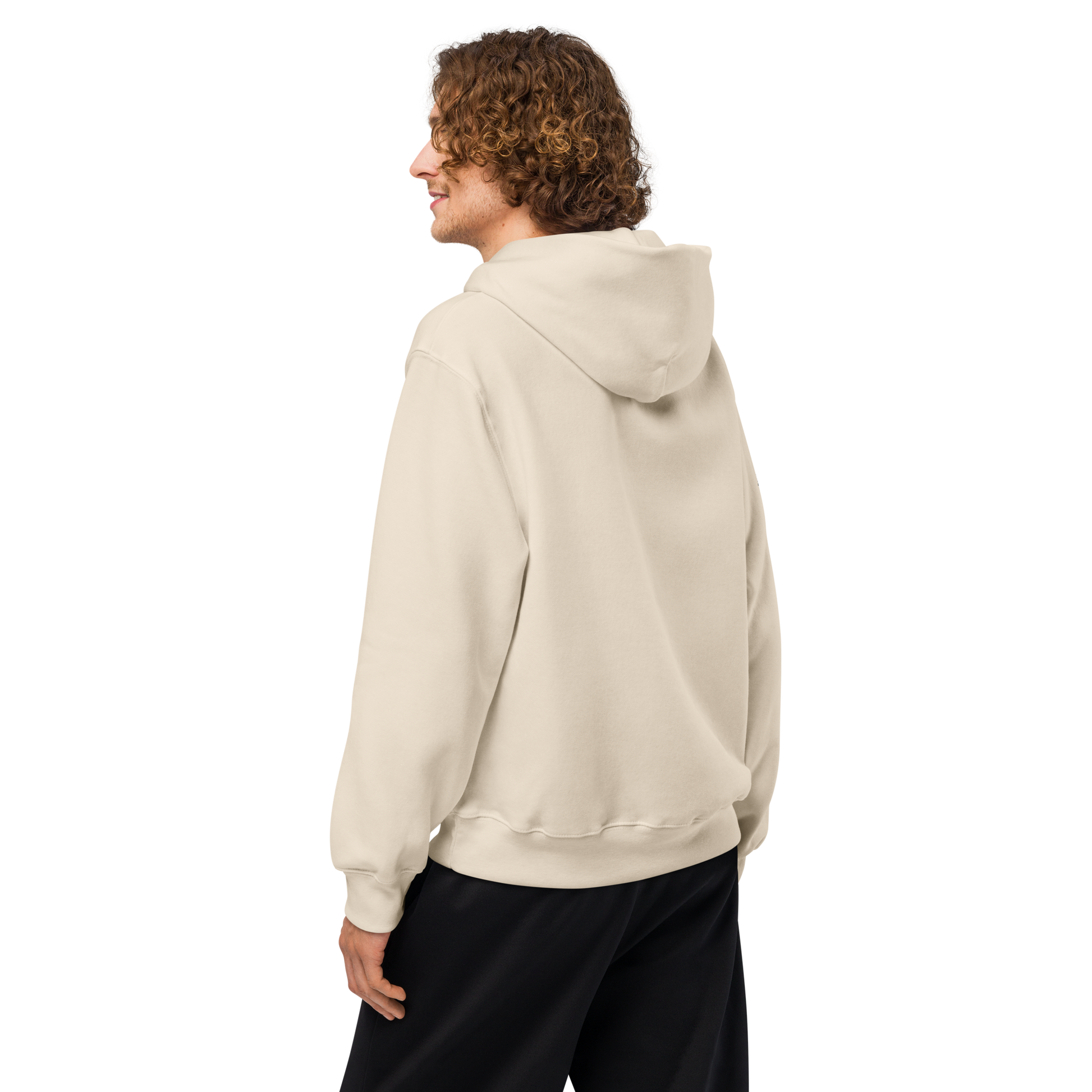 Athlete wearing bone Field Hoodie 